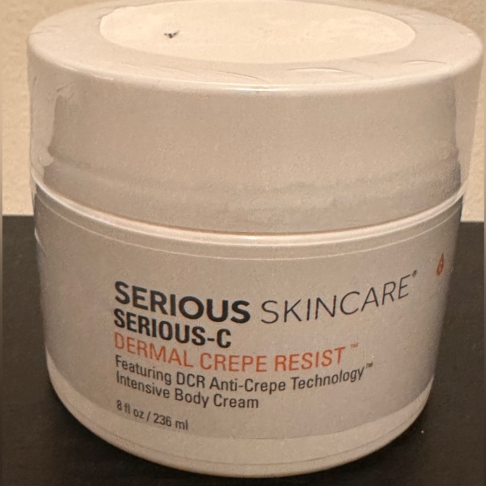 Serious Skincare Serious-C Dermal Crepe Resist Body Cream 8 oz Brand New Sealed